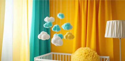 Παιδικές Κουρτίνες | Γαρύφαλλο - Λευκά Είδη